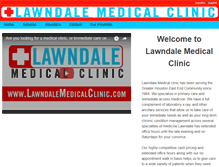 Tablet Screenshot of lawndalemedicalclinic.com